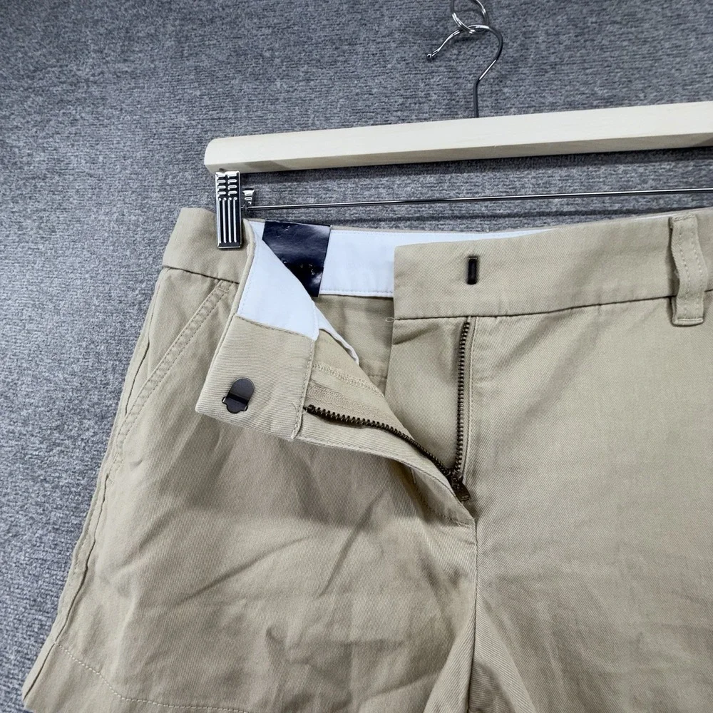 J Crew Classic Chino Shorts Women Size 4 Beige Casual NEW